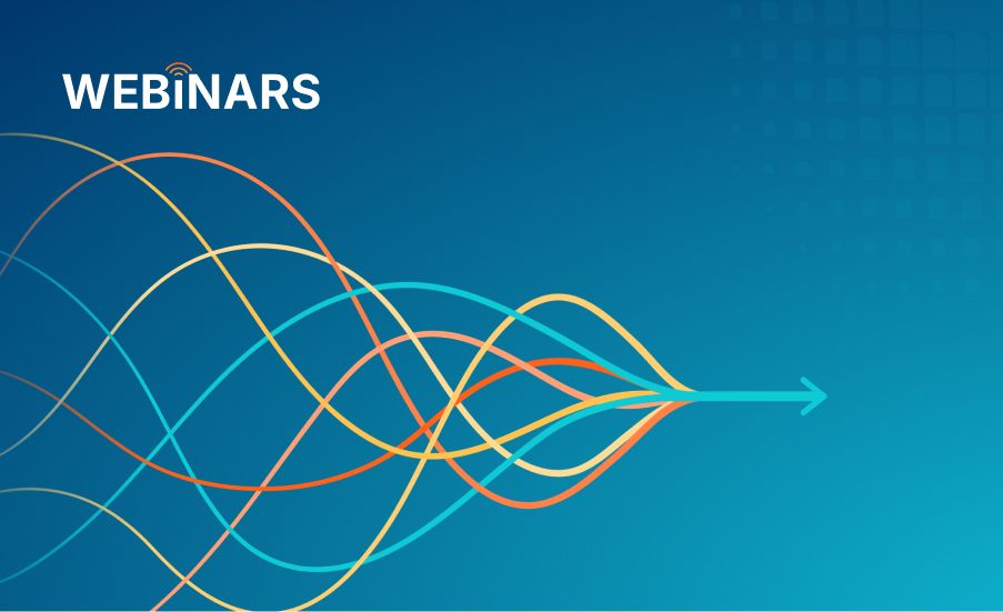 An illustration of abstract lines that form into an arrow