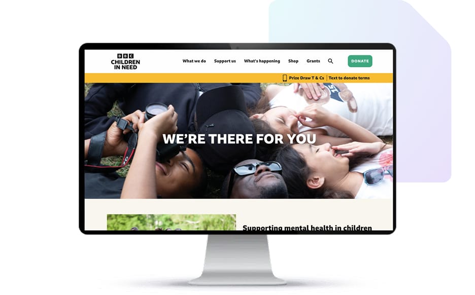 BBC Children in Need website