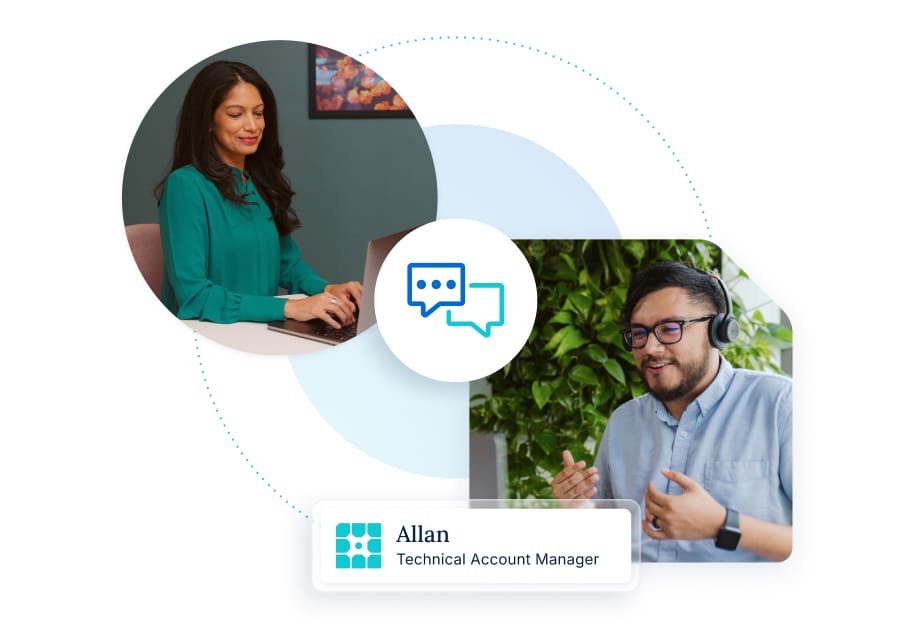 WP Engine tech account manager, Allan, helps a client