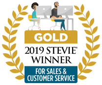 2019 Gold Stevie for Sales & Customer Service