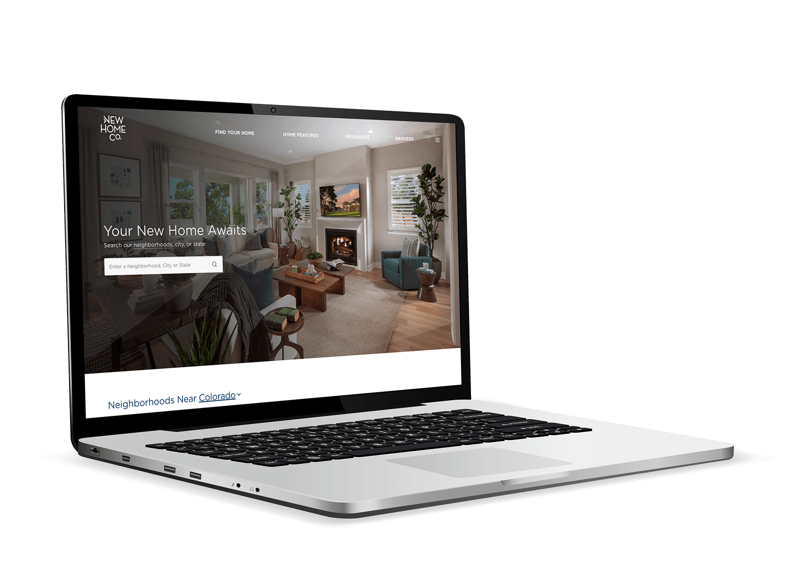 Screen shot of the New Home Company by Wpromote