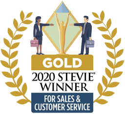 2020 Gold Stevie for Sales & Customer Service