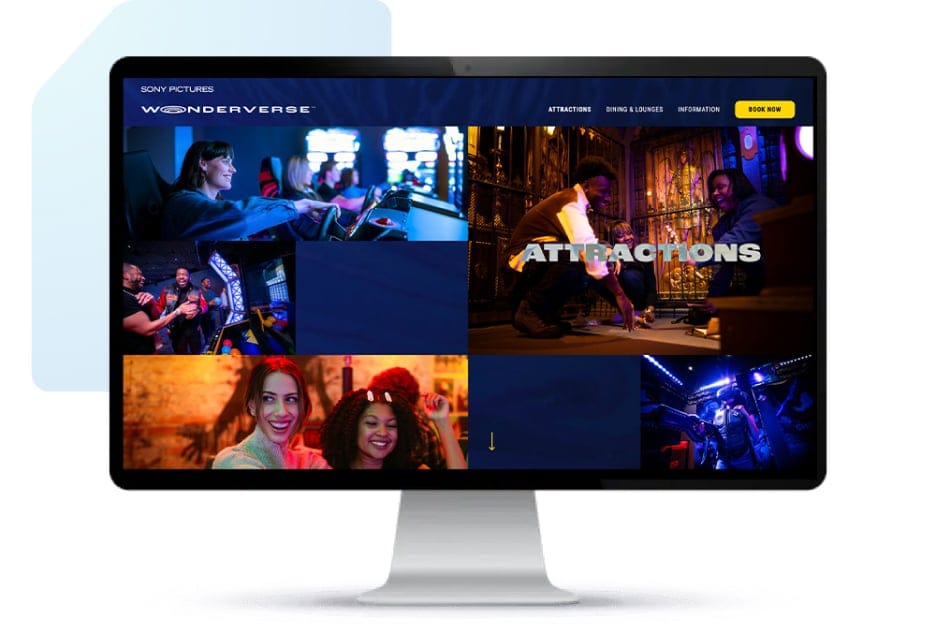 Sony Pictures Wonderverse website by CRX.Agency