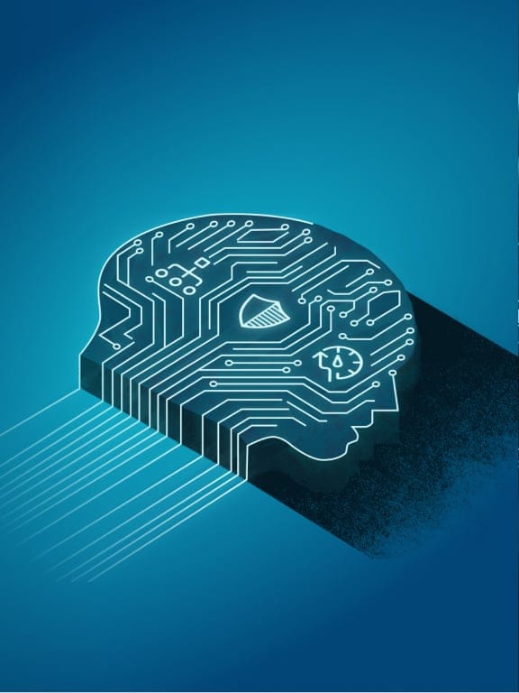 Abstract depiction of intelligent web traffic management